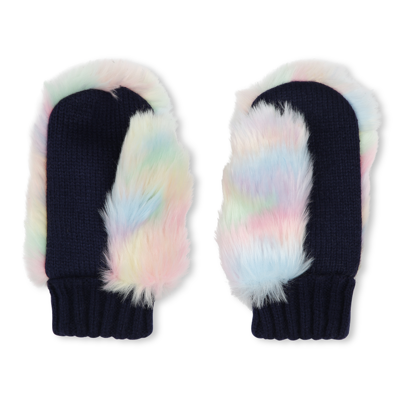 Fluffy polar fleece mittens BILLIEBLUSH 
                        GIRL