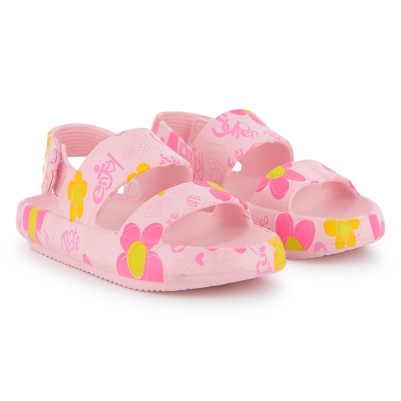 SANDALS WITH HOOK-AND-LOOP CLOSURE BILLIEBLUSH 
                        GIRL