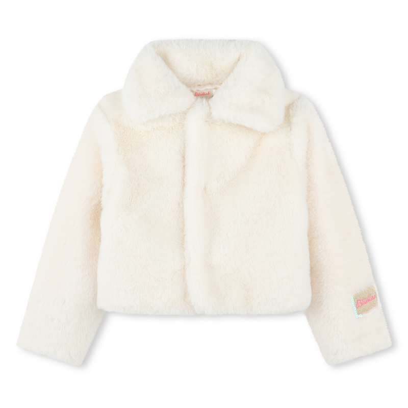 Fluffy fleece coat BILLIEBLUSH 
                        GIRL