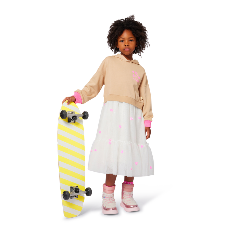 Bi-material dress BILLIEBLUSH 
                    GIRL