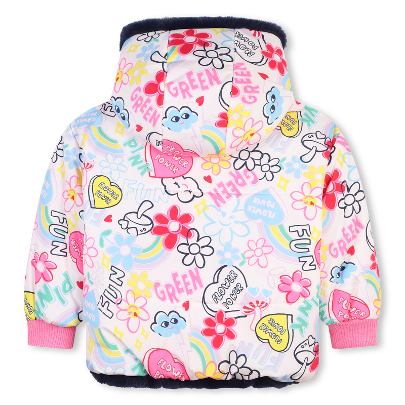 Reversible hooded puffer BILLIEBLUSH 
                        GIRL