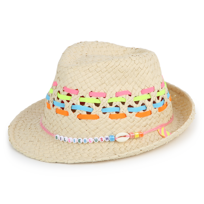 Striped woven hat BILLIEBLUSH GIRL