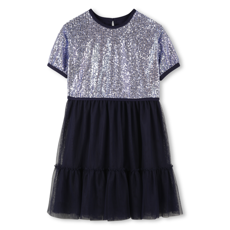 Bi-material dress BILLIEBLUSH 
                    GIRL