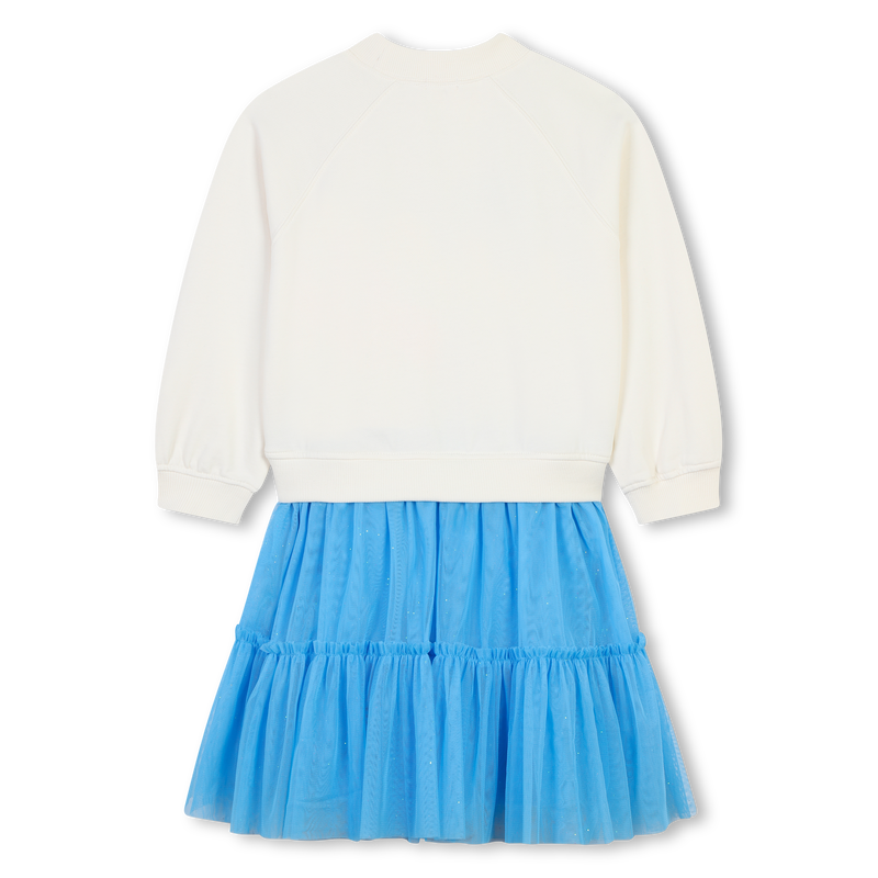 Bi-material novelty dress BILLIEBLUSH 
                        GIRL