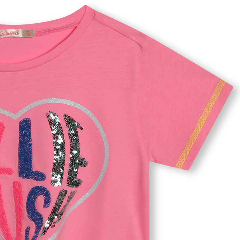 Comfort-fit sequin T-shirt BILLIEBLUSH 
                        GIRL