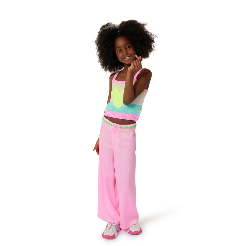 Knitted striped tank top BILLIEBLUSH 
                        GIRL