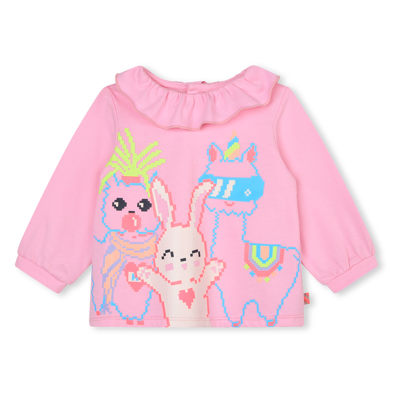 Ruffle collar long-sleeve BILLIEBLUSH 
                        GIRL