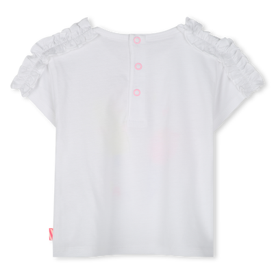 Short-sleeved cotton T-shirt BILLIEBLUSH GIRL