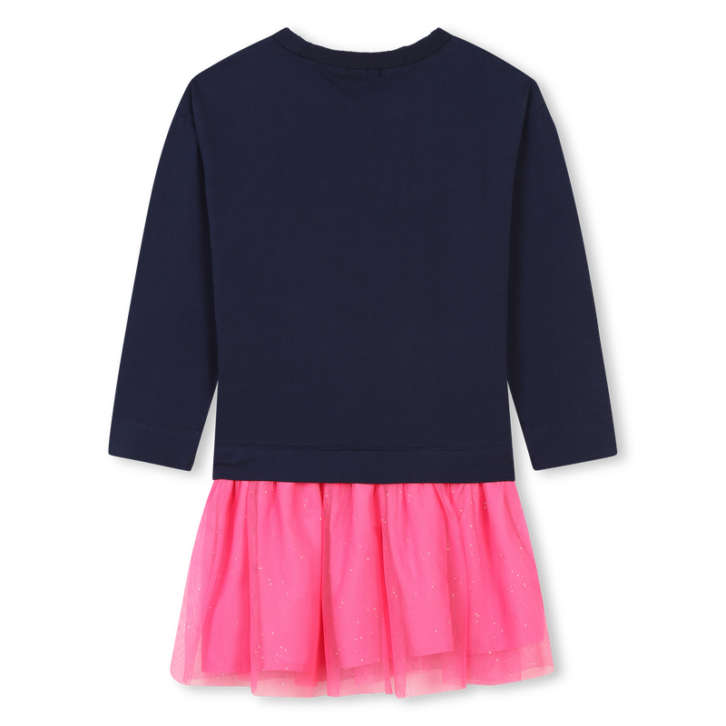 Novelty bi-material dress BILLIEBLUSH 
                        GIRL