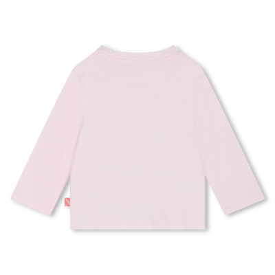 Long-sleeved cotton T-shirt BILLIEBLUSH GIRL