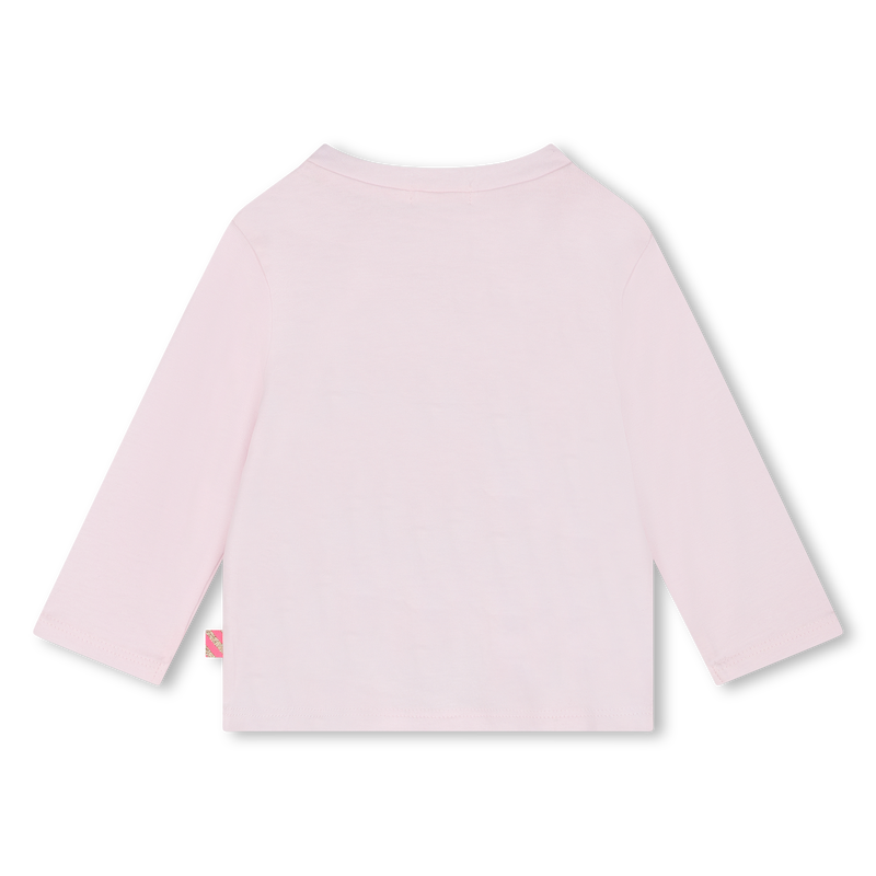 Long-sleeved cotton T-shirt BILLIEBLUSH 
                        GIRL