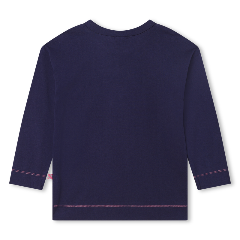 Cotton graphic 3/4 sleeve top BILLIEBLUSH 
                        GIRL