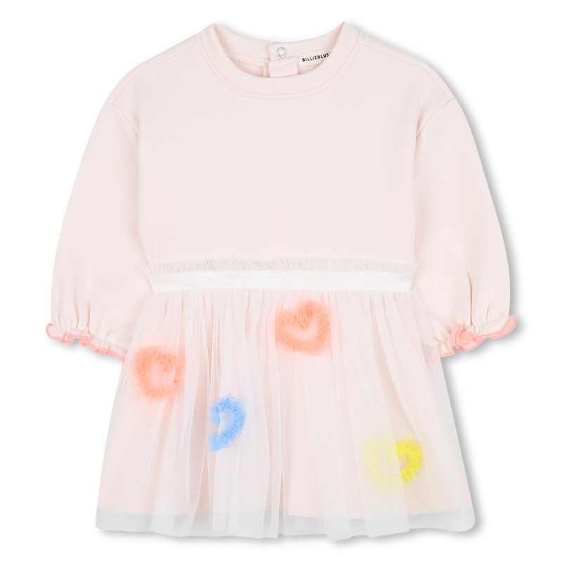 Bi-material dress BILLIEBLUSH 
                        GIRL