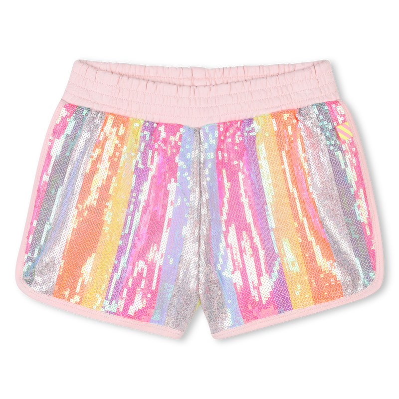 Shorts with sequin stripes BILLIEBLUSH 
                        GIRL