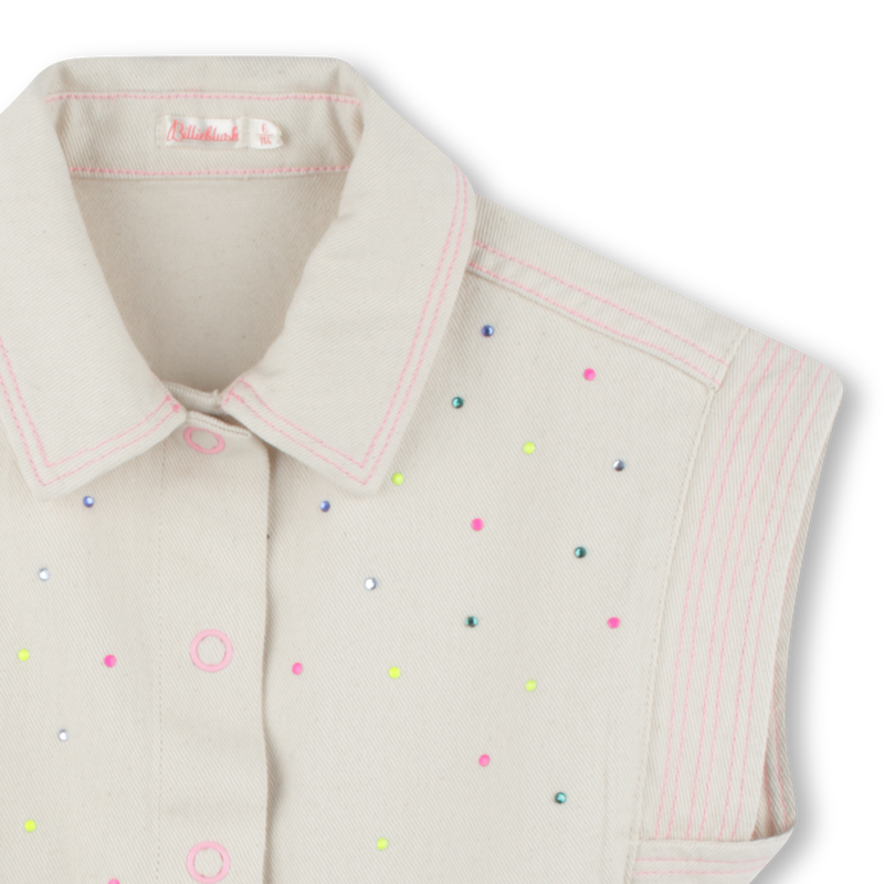 Short-sleeved cotton jacket BILLIEBLUSH 
                        GIRL