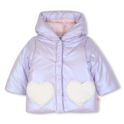 Hooded down jacket BILLIEBLUSH GIRL