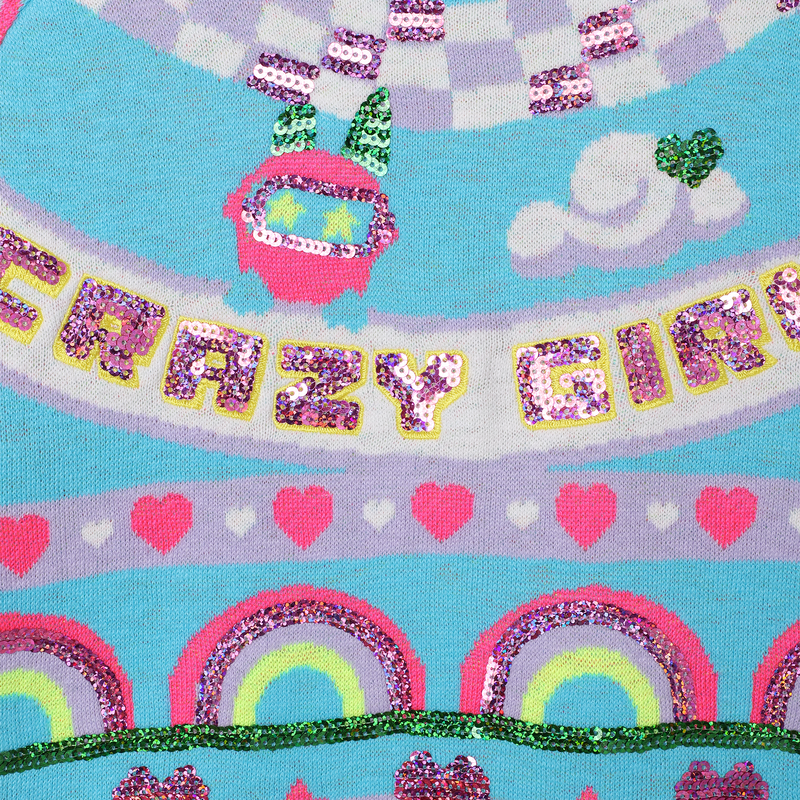 Knit holiday sweater BILLIEBLUSH 
                        GIRL