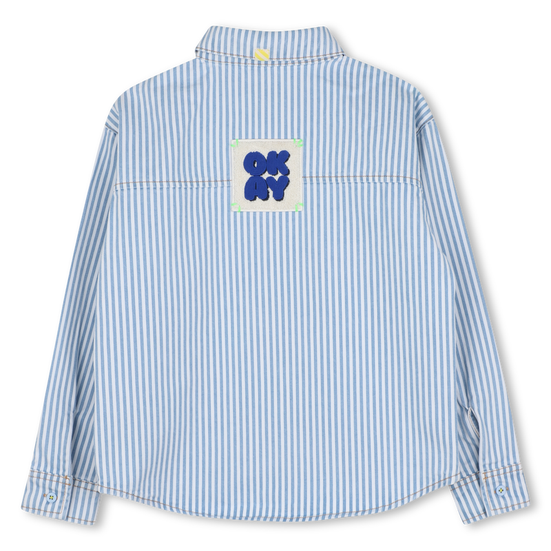 Striped cotton shirt BILLIEBLUSH 
                    BOY