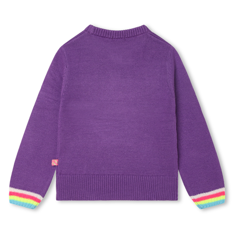 Knit graphic pullover BILLIEBLUSH 
                        GIRL