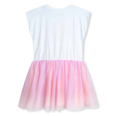 Dual-fabric sleeveless dress BILLIEBLUSH GIRL