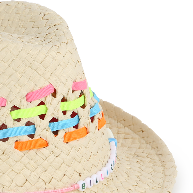 Striped woven hat BILLIEBLUSH 
                        GIRL