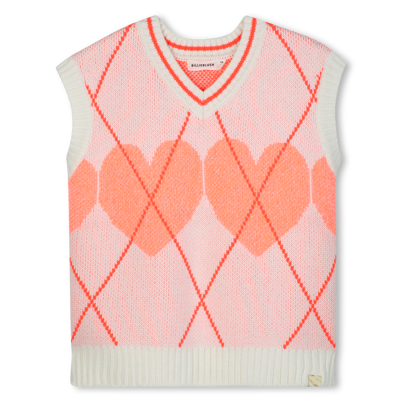 Short-sleeved knitted sweater BILLIEBLUSH 
                    GIRL