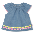 Denim set with frills BILLIEBLUSH 
                    GIRL
