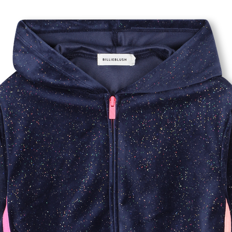 Shiny velvet cardigan BILLIEBLUSH 
                    GIRL