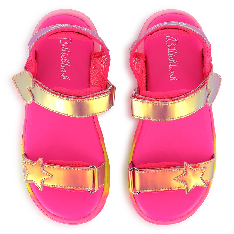 Bi-material sandals BILLIEBLUSH 
                        GIRL