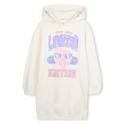 Hooded fleece dress BILLIEBLUSH GIRL