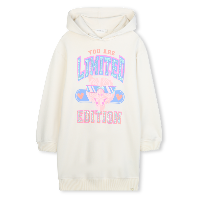 Hooded fleece dress BILLIEBLUSH 
                    GIRL