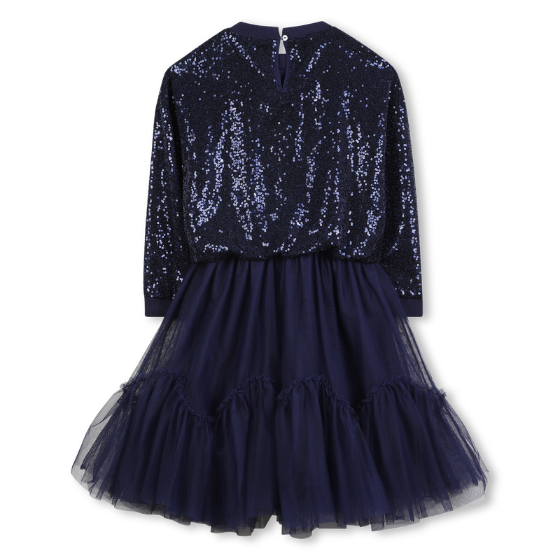 Bi-material dress BILLIEBLUSH 
                    GIRL