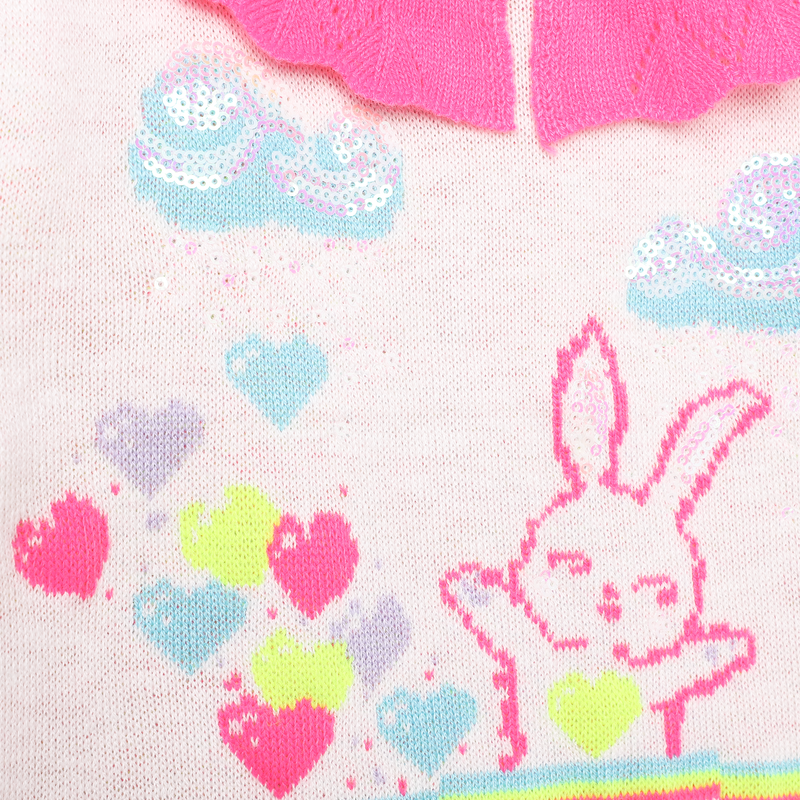 Contrast collar sweater dress BILLIEBLUSH 
                        GIRL