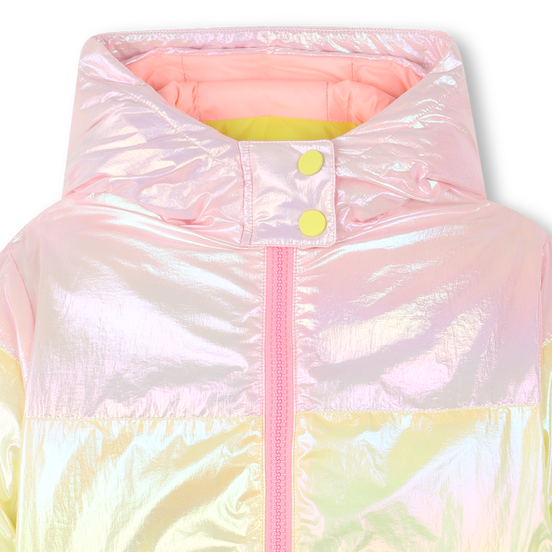 Tricolor hooded down jacket BILLIEBLUSH 
                    GIRL