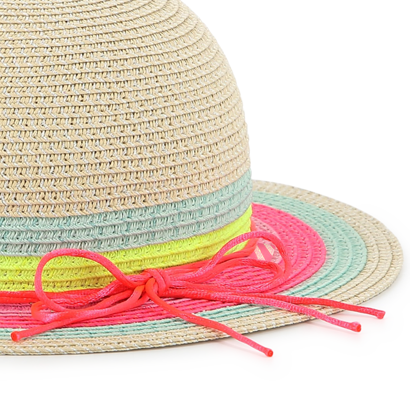 Sun hat with coloured stripes BILLIEBLUSH 
                    GIRL