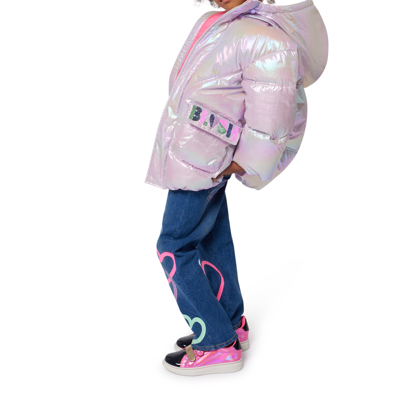 Zip-up hooded puffer jacket BILLIEBLUSH 
                        GIRL