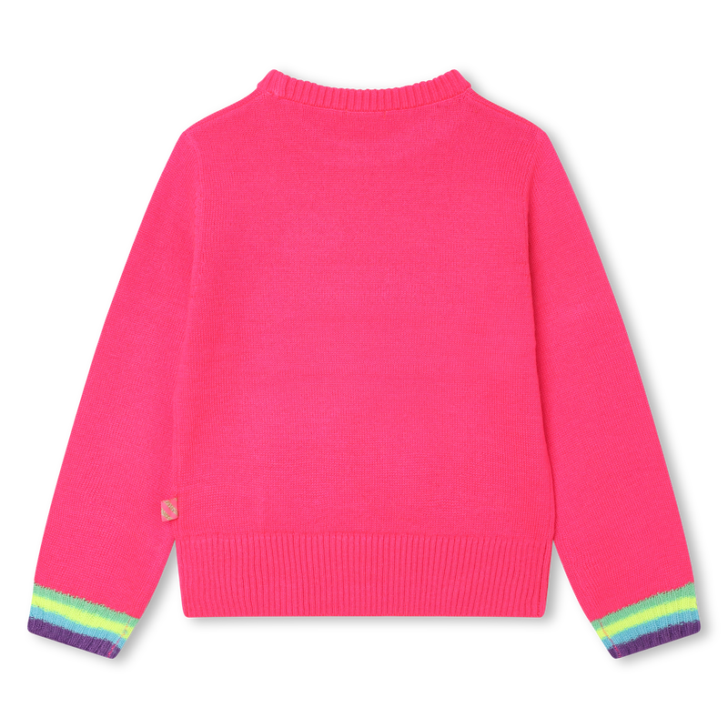 Knit graphic pullover BILLIEBLUSH 
                        GIRL