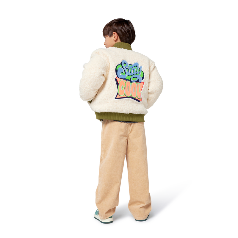 Plush fabric jacket BILLIEBLUSH 
                    BOY