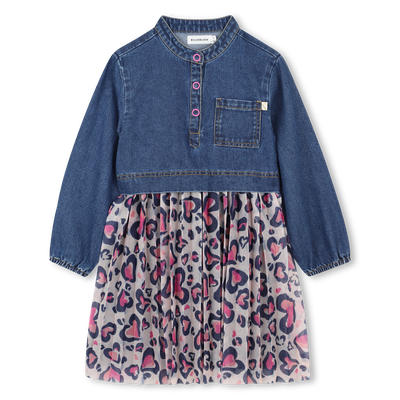 Bi-material dress BILLIEBLUSH GIRL