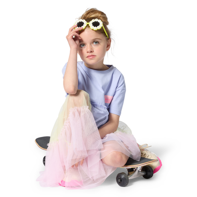 BI-MATERIAL DRESS BILLIEBLUSH GIRL