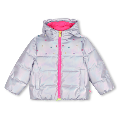 Hooded down jacket BILLIEBLUSH GIRL