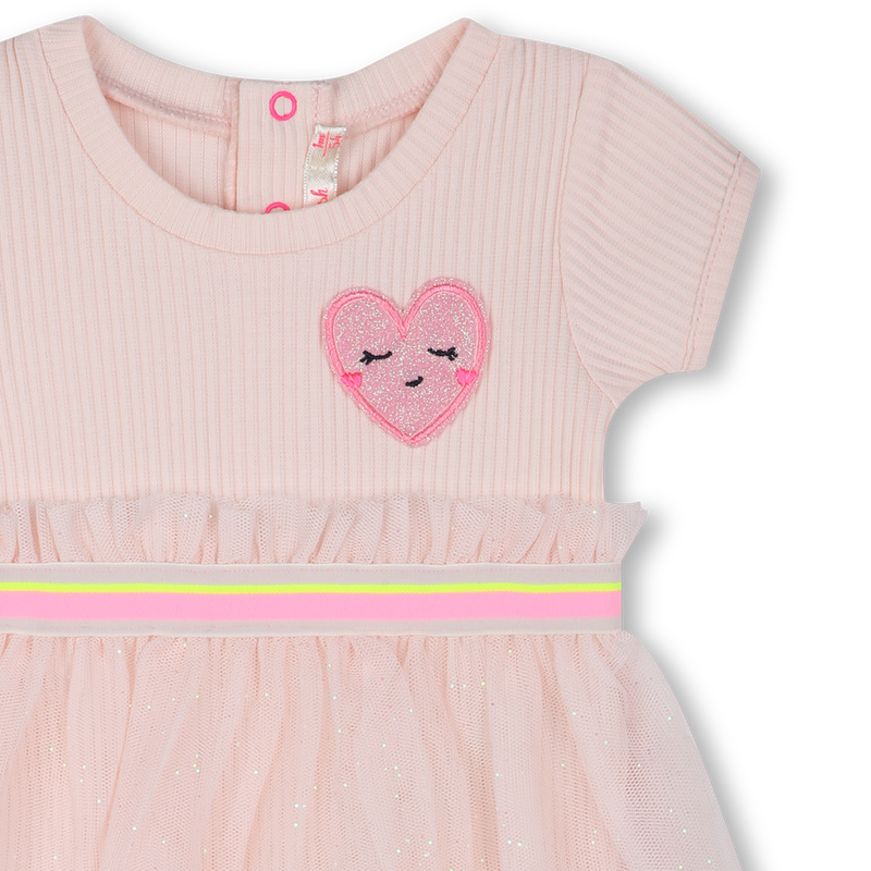 2-in-1 dress with heart patch BILLIEBLUSH 
                        GIRL