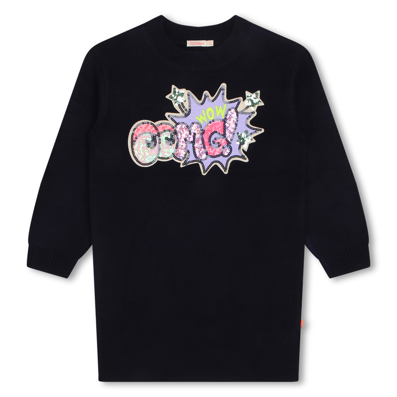Sequined sweater dress BILLIEBLUSH 
                        GIRL