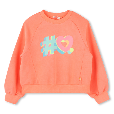 Dyed fleece sweatshirt BILLIEBLUSH GIRL