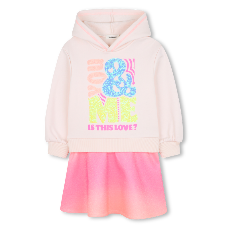 Bi-material dress BILLIEBLUSH 
                    GIRL