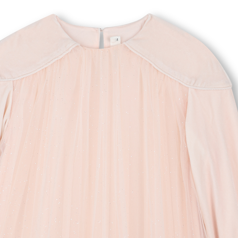 Bi-material dress BILLIEBLUSH 
                    GIRL