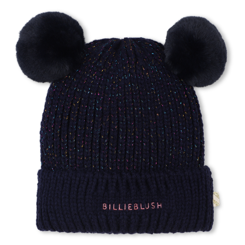 Double pompom beanie BILLIEBLUSH 
                    GIRL