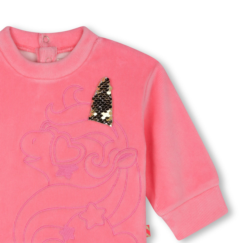 Bi-material dress BILLIEBLUSH 
                        GIRL