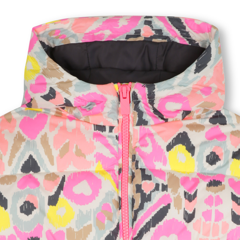 ikat printed down jacket BILLIEBLUSH 
                    GIRL