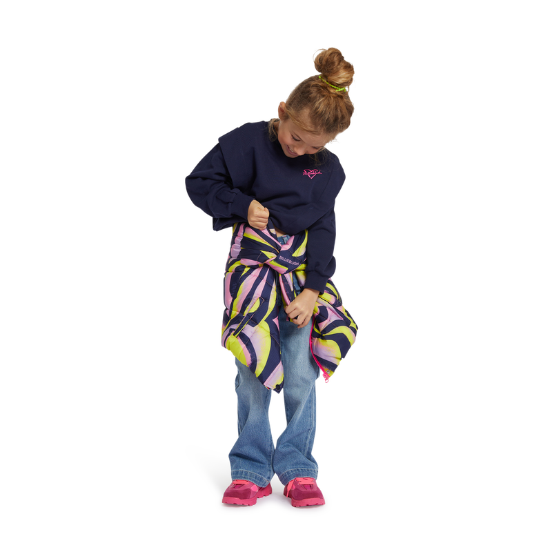 Heart all-over print puffer BILLIEBLUSH 
                        GIRL